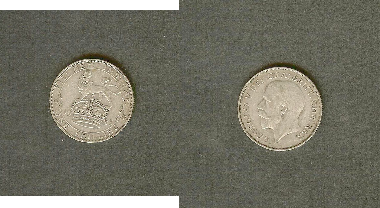 English shilling 1925 VF+